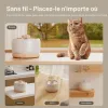Test WOPET Fontaine à eau sans fil en céramique : la fontaine costaude qui donne enfin envie aux chats de boire