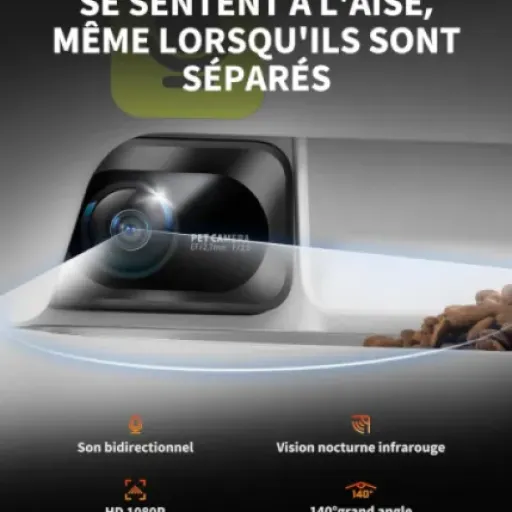 Avis PETKIT Distributeur Automatique 5L avec Caméra : le distributeur connecté qui mise sur le contrôle à distance