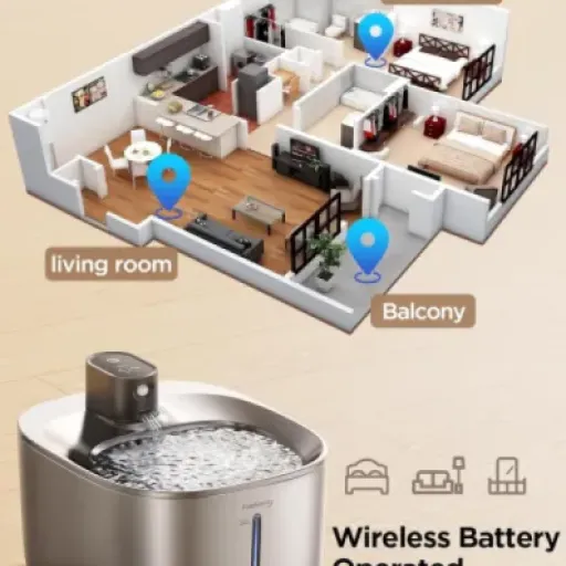 Avis Fontaine à Eau pour Chat FEELNEEDY 4L : une fontaine inox sans fil pensée pour le quotidien