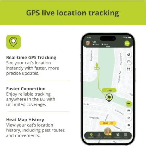 Avis Kippy CAT V2 : collier GPS chat léger avec suivi santé et frontières virtuelles