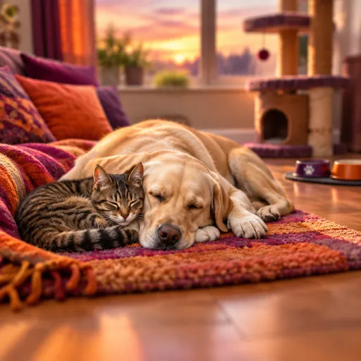 Chat et chien sous le même toit : les règles d'or d'une cohabitation réussie