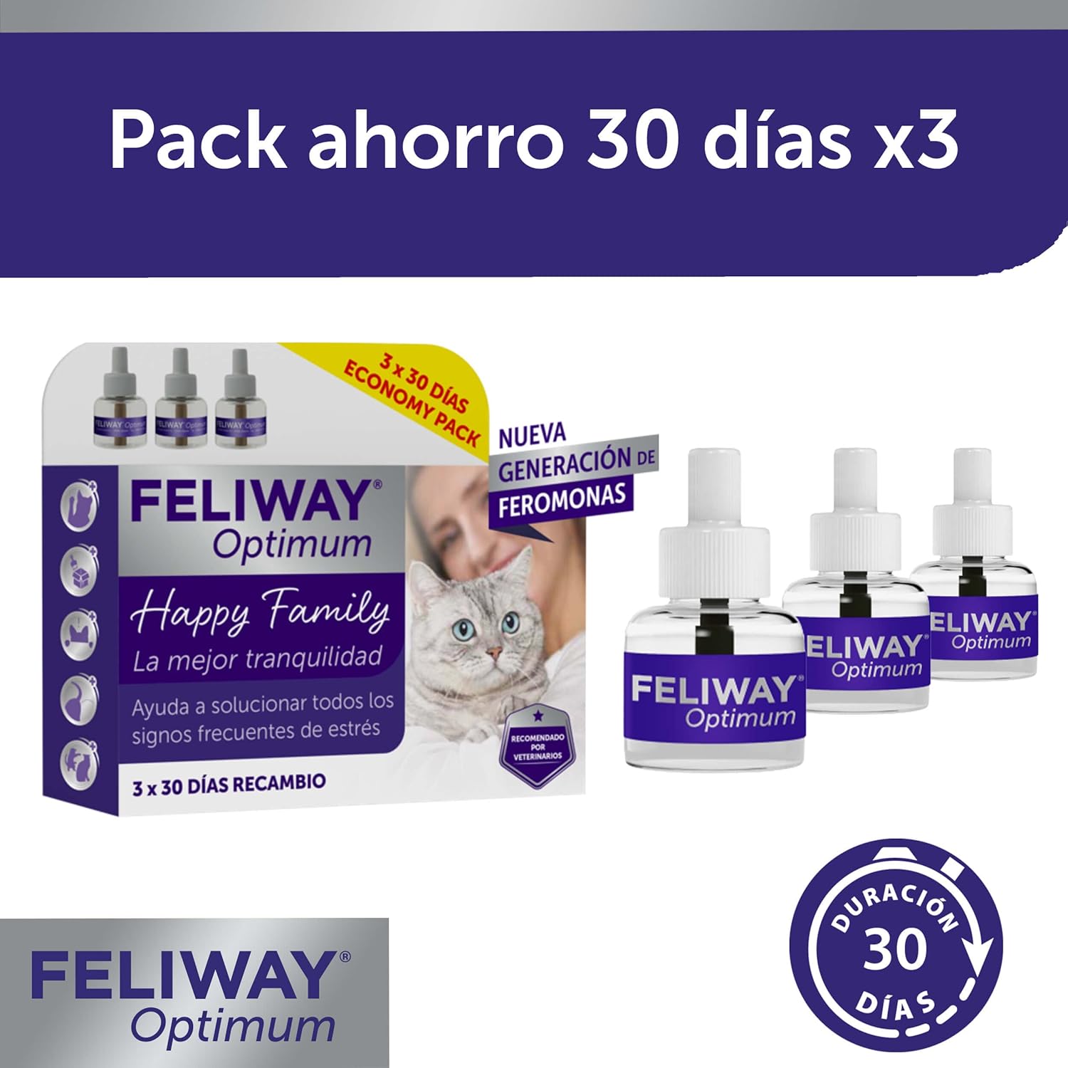 CEVA Sac FELIWAY Optimum 3 RECAMBIOS One size
