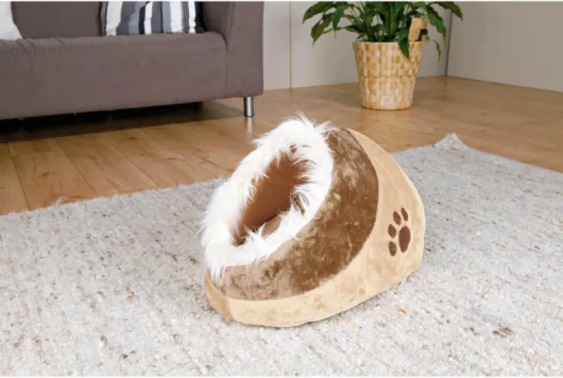 Trixie Abri Douillet Minou Beige/Brun 41 × 30 × 50 cm pour Chat beige/brun L 42 x l 50 x H 30 cm