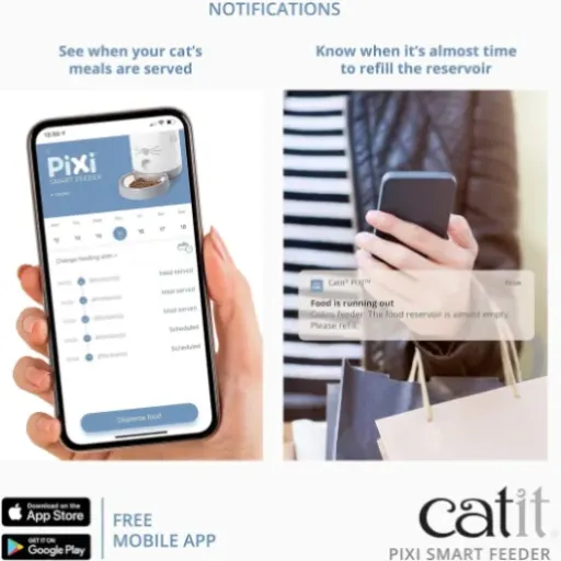 Test Catit Pixi Smart Feeder : le distributeur automatique qui simplifie la vie des maîtres de chats