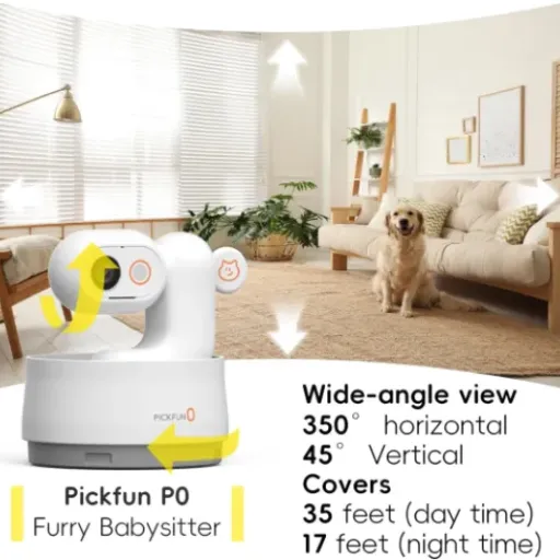Test PICKFUN P0 Pet Camera : une caméra sympa pour surveiller son chien, mais très dépendante de l’abonnement