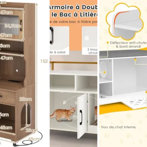 Les meilleurs meubles intégrés pour chat : notre top 3 (mai 2026)