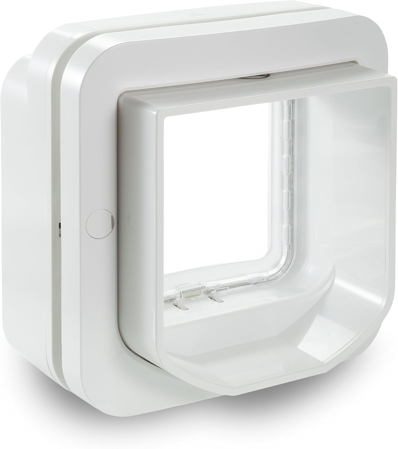Chatière à Puce électronique DualScan Sure Petcare, Compatible avec Le médaillon d'identification par radiofréquence et avec Les puces électroniques, pour Portes, fenêtres et Murs, Blanc