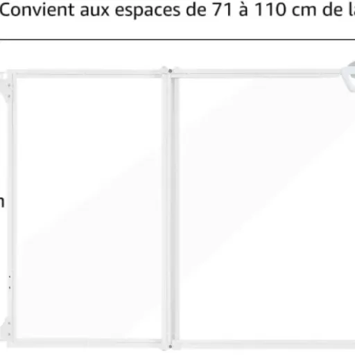 Test Unipaws Barrière Transparente : la barrière pour animaux qui évite enfin la barre au sol