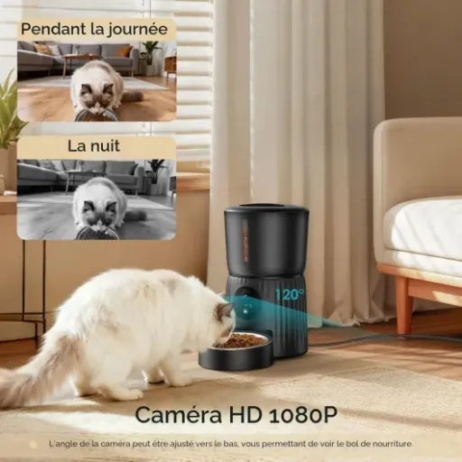 Test Faroro Distributeur Croquettes 4L : la gamelle connectée qui surveille ton chat pendant que tu bosses