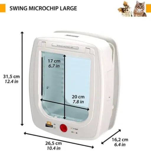 Test Ferplast Swing Microchip Large : la chatière électronique qui fait le job… mais pas pour tout le monde