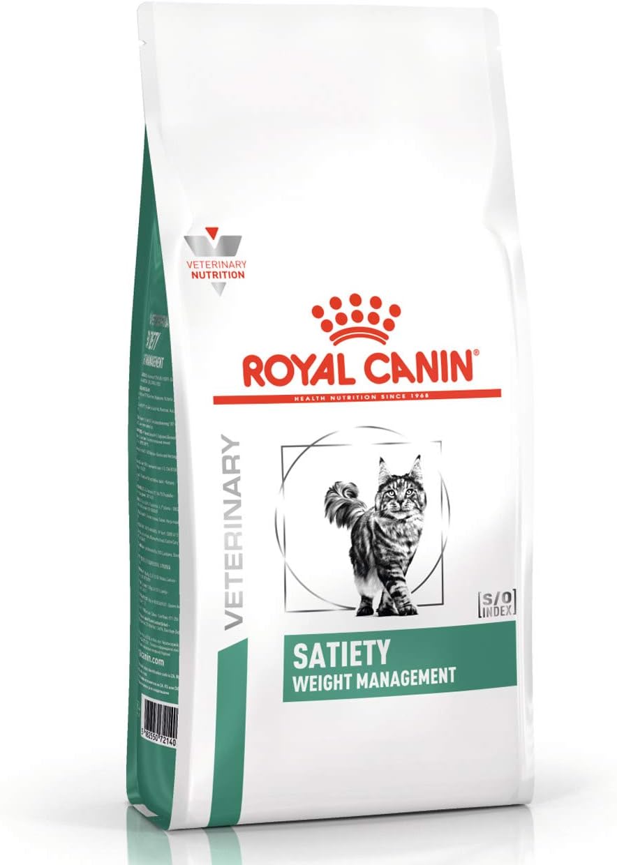 ROYAL CANIN Veterinary Diet Cat Satiety Support Nourriture pour Chat 1 kg (Lot de 6)