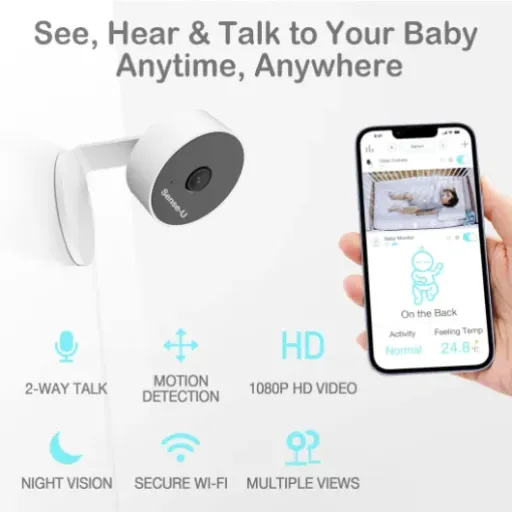 Test Sense-U Moniteur vidéo bébé : la caméra Wi-Fi qui fait le job si ton réseau suit