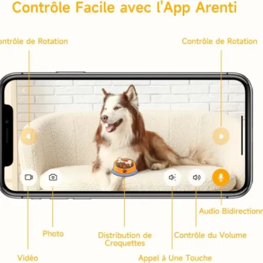Test ARENTI PETCAM : le distributeur de croquettes qui fait aussi babyphone pour chat