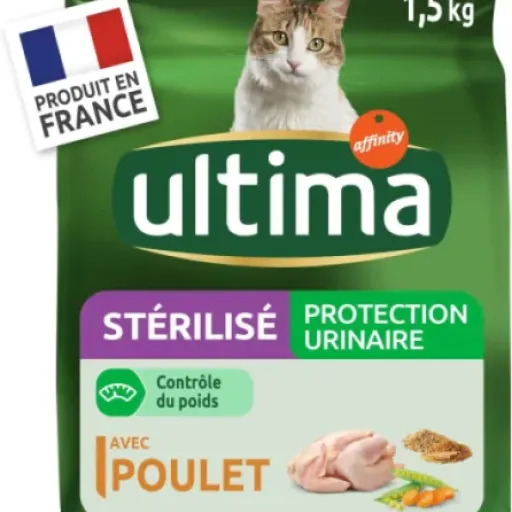 Test Ultima Stérilisé Protection Urinaire : des croquettes simples qui font le job pour les chats sensibles