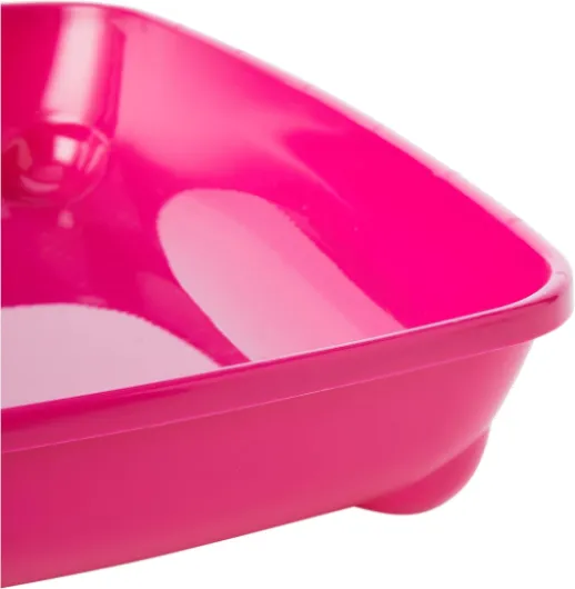 Moderna Bac à litière pour Chat Rose Vif rose 1 Unité (Lot de 1)