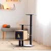 Test PawHut Arbre à Chats Design Contemporain : joli dans le salon, un peu juste sur la stabilité