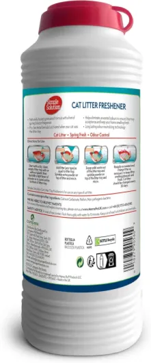 Parkside Simple Solution Rafraîchisseur de litière pour chat avec granules de nettoyage enzymatiques 600g Granulés 600 g (Lot de 1)
