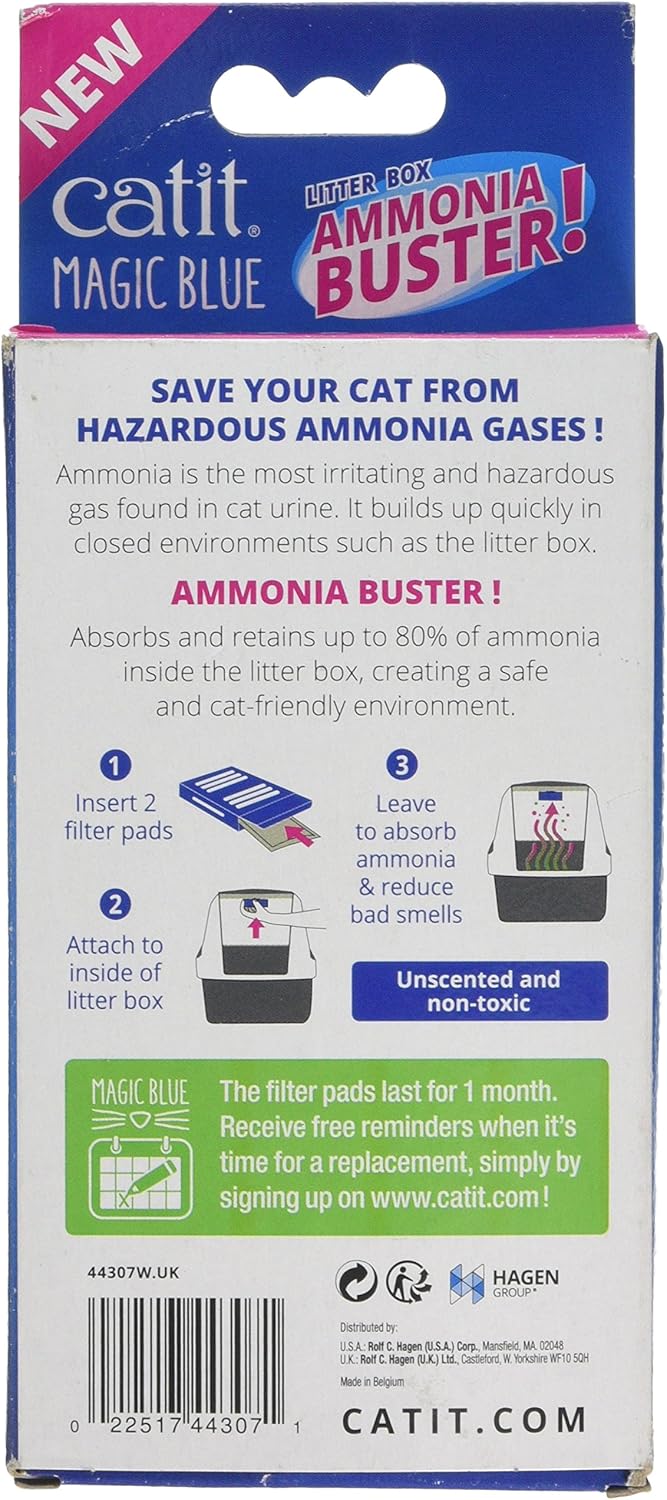 Magic Blue Ammonia Buster – Réduit Les odeurs et Les odeurs d'urine pour Une litière fraîche pour Chat Nom du style Taille unique