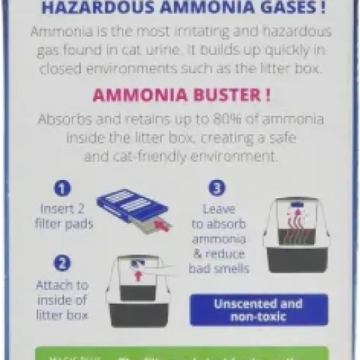 Test Catit Magic Blue Ammonia Buster : un petit filtre qui calme un peu les odeurs… mais pas chez tout le monde